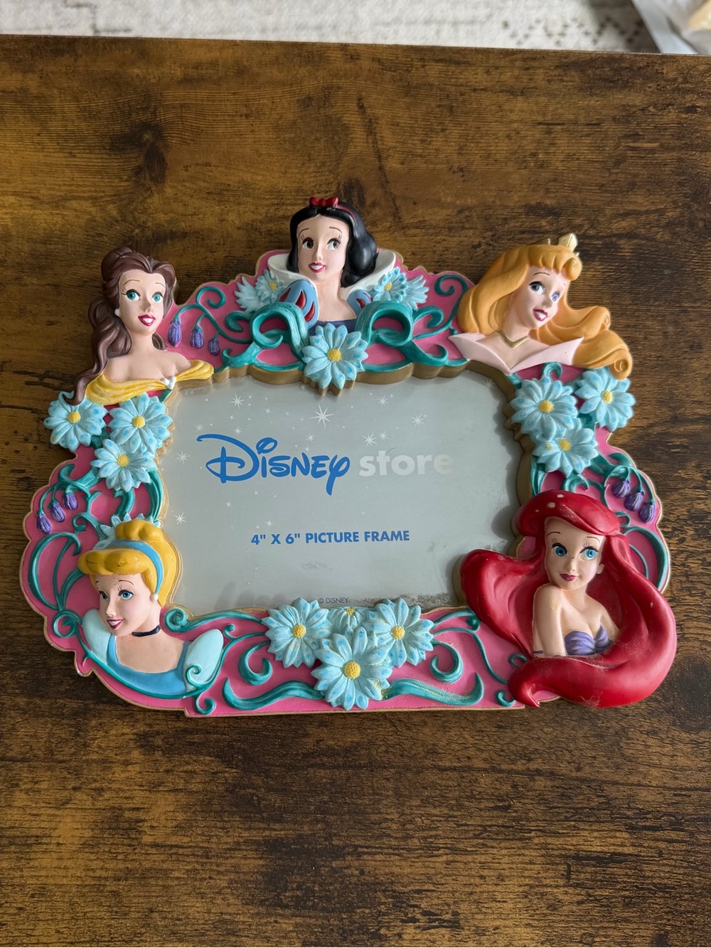 Disney 3-D Princess Collection Picture Frame! RARE/Vintage 1990's